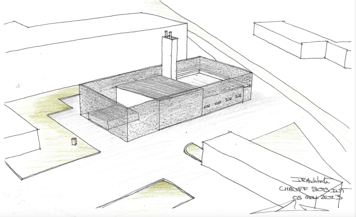 Chaufferie bois à Gradignan — document du projet 1