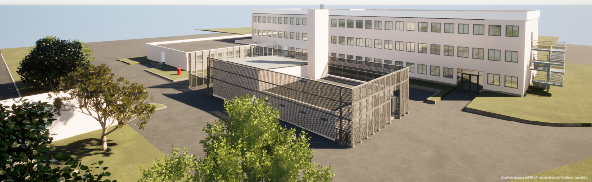 Chaufferie bois à Gradignan — document du projet 2